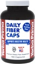 Yerba Prima Daily Fiber Caps - 180 Capsules - 溶解和难溶的饮食纤维补充 - Colon Cleanse - Gut Health - Vegan, 非GMO, Gluten-Free