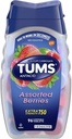 Tums Antacid/Calcium Supplement, Extrastruction 750, 可切片, TUMS 的各类贝里士 96片(原版)