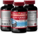 Ginkgo biloba 提取叶 - BRAIN and MEMORY BOSTER - 改进 - 脑记忆补充 - Ginkgo biloba 提取,记忆和焦点的大脑补充,焦点和能量补充 1瓶 60 Caps