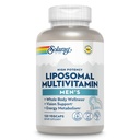 SOLARAY Liposomal Multivitamin for Men, 增强吸收性免疫, 能量和骨支持补充剂, Mens Daily 多维生素, BCAAs, 维生素D3, C, B12, Zinc, Vegan, Soy Free, 60 Servi, 120 Veg Caps