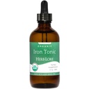 Herb Lore 铁通剂 - 儿童与妇女有机液态铁滴补充剂 - 婴儿,婴儿和托德勒友好剂 - 植物基,维冈,温特尔,非便秘草药丁(4 fl oz)