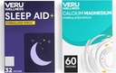 Veru Wellness Duo Life Style Patches - Melatonin, 镁 - 自我粘附时间释放专题补丁, 8-10小时(32天供应)