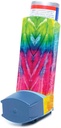 Ventolin HFA Asthma Inhaler的壮丽皮肤 - Tie Dye 2 保护性、持久性和独特的Vinyl Decal 包装封面 - 易于应用、删除和改变美国制造的风格 - 。