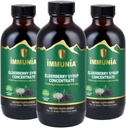Immunia Elderberry Syrup 帮助强化免疫系统. 长莓花 和辣椒薄荷 24天/瓶(3-包)