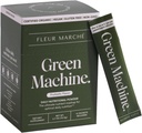 Fleur Marche Green Mache Green Machine 超级绿药包 - 有机绿药包 水果与良药 - 超级食品用于消化,能源,微生素支持和解毒 - On-go Green Juice - 14 Packets
