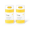 健康:Habit Energy Supplement 2 Pack(120 Capsules) - Natual Cafeine Blend,维生素B & C,支持能量水平,促进精神警惕和焦点,Vegan,N-GMO,无糖(2 Pack)