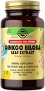 Solgar Ginkgo Biloba 叶片提取 - 180 蔬菜罐头 - 标准化的充分可能性(SFP) - 非GMO,Vegan,Gluten Free,乳制品自由,Kosher,Halal - 180 服务