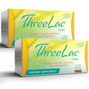 GHT - ThreeLac Probiotic Capsules, 240 Ct - 为男子、妇女和儿童提供全面的消化支持 - 免疫系统和Gut平衡,非GMO