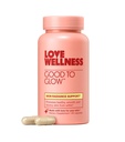 爱健康好Glow QQ Collagen 补充 Biotin, 维生素C, E, Ashwagandha & Zinc QQ 推广光滑, 光滑和清晰皮肤 QQ 增强光滑, 推广健康皮肤 60 计数