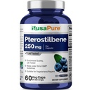 NusaPure Pterostilbeene 每只Veggie Caps, 60 counter(Non-GMO, Vegan)
