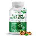 Citrus Bergamot 9-in-1 配方 - 配有桂花图尔诺无氧大蒜,橄榄叶,阿蒂科克 - 在美国制造和试验