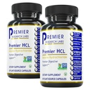 Preme Research Labs President HCL - Betaine HCL, 最佳消化功能的Bataine Hydride 补充剂, 营养吸收,低胃酸的Bataine-HCL - 90 蔬菜卡普苏尔(2包)