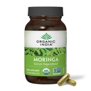 ORGANIC INDIA Moringa Capsules 有机 - Moringa 补充 - Green Superfoods, Moringa Leaf Capsules, Pure Supergreen, Vegan Greens, Nature 的多维他命, Vegan, Gluten-free - 90 Capsules