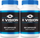 NutraRize(2 Pack) X Vision Capsules – 每日眼部支持公式,配有天然成份,帮助维护视觉井和眼部舒适 QQ易服药(120 Capsules)
