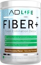 AD Fiber+纤维补充项目 -- -- 支持古特健康和消化正常性,纤维对体重损失、排毒、 Vegan 友好型 -- -- 纤维粉,16.4 Oz(焦油)
