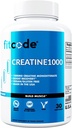 fitcode Creatine1000, 1克纯克里丁单水合物, 每种服务, Veggie Capsules( 30种服务)