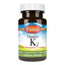 Carlson - 维生素K2 MK-7(Menaquinone),45 mcg,骨支持,钙生物利用率,K2维生素,维生素K-2,90软胶