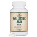 Hyaluronic酸补充剂 -180 Capsules(Hyaluronic酸液对面部的影响) 200mg 为皮肤和面部老化支持服务(Acido Hialuronico) 双木自由胶囊