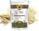 有机方式 Premium Ashwagandha 根粉(Wisania somnifera) - 有机和科舍认证 | Vegan | Non GMO & Gluten Free | Official | Official |  Origin  Origin 印度 | 1/4 Lb(4 Oz)
