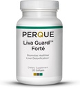 PERQUE Liva Guard Forte 120 Softgels – 肝功能与解毒的草本和抗氧化剂公式 – 支持元和细胞健康 – 非GMO,Gluten-Free,蔬菜公式 – 120 Counter