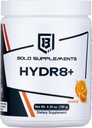 Hydr8+ 水分和维生素粉 → Keto 友好 → 无糖 → Non-GMO → 30 services → 6.35 oz (180 g)