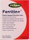 Ferritin+ 膳食补充剂,植物基费里廷铁,非转基因生物,Gluten Free,30 Veggie Capsules (Pack of 1)