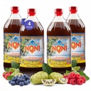 TAHITI TradingR(4-PK) 原高概率Noni Juice - 纯Noni 果汁配蓝莓和Raspberry - 有机抗氧化剂超食品 支持能源和身体健康 (32oz, 4 Pack)