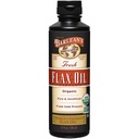 Barlean's Organical Flaxseed Oil Liquids, Cold Press Flax Seeds, 7,640mg ALA Omega 3 Fatty Acid 补充健康头发,皮肤,和眼睛,Vegan & Gluten Free, 12 oz