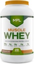 MFL 肌肉Whey蛋白l 28g of 蛋白l 8g BCAAs l Keto 友好l 低碳l 2 lbs (焦炭岩浆)