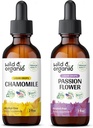 野生和有机甘菊花丁香2 fl oz & Passionflower Tincure 2 fl oz