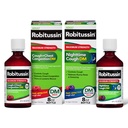 Robitussin DM Max Cough Plus 胸腔摄入和Robitussin 最大强度夜咳 DM 成人配方 - 2 x8 Fl Oz Oz瓶