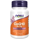 现在食品补充品,CoQ10 50毫克,药品级,发酵产生的全转式,50软胶