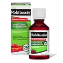 Robitussin 成人最大强度咳嗽 + 胸腔摄入 DM Max (4 f. oz. bottle), Cough Sprintant & Expeatorant, Raspberry Flavor