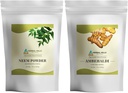 Neem Leaf 粉末和 Ambehaldi Turmeric 粉末