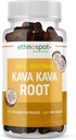 卡瓦·卡瓦根镇静增刊 Capsules – 支持与天然草药 Kava 提取物的放松和混合平衡 – 非哈比特成型, Gluten-free – 125 Vegan Capsules