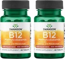 Swanson 维生素B-12 甲基Cobalamin 高吸附量 5000 mcg 60 Tabs(2包)