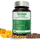 Rhubarb-Herbal便秘支持、Gut Motility 补充、Gentle 非拉萨剂、天然工具软化剂、Bloating & Gas Relief、Daily Bowel Movement、Herbal Poop Pills、45 Capsules