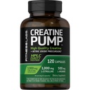 Fitness Labs Creatine Capsules 120 Counter + 3000mg → German Creatine Monohydrate + 3000mg → Creapure + 泵补充 + Nitric Oxide Precursor + → HPLC 测试 → 非 GMO