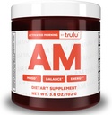 AM Actioned Morning 3.6oz QQ Gut Health and Brain Support 动机,驱动,和认知性能补充 QQ Cafeine-Free Blend 与 L-Tyrosine 为耐久性能,焦点,和Mood增强配乐