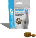 Green Gruff Soothe 狗皮和煤皮补充剂 - 养狗健康大衣 狗痒皮救济 - 有机狗过敏 与Omega 3 - 在美国制造 - 24 Chews