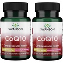 Swanson CoQ10 - 帮助促进心脏健康,能量支持,和辅助 整体心血管系统健康 - 帮助维持 Coenzyme Q10 补充 - (30 Softgels,每包400mg) (2包)