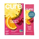 (原始内容存档于2019-09-21). Cure Hydrition QQ 植物型电解质饮料 混合剂 没有添加的糖 +X 脱水 与椰水制成的脱水 | Non-GMO | Vegan | 8 packets-Tropical Punch