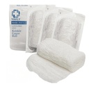 Vakly Sterile Krrickle Kerlix Type Gauze Bandage Rolls [5 pack] 高度吸附性绒毛 100% 棉带卷4.5"x4.1yds 6-Ply - 个人包装 Mesh Gauzes + 医疗磁带 - 包装 May Vary