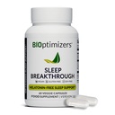 BIoptimers Sleep Break threak through Capsules - 自然支持补充 | 平息成人救济援助 | 非海比特成型 | 60 Capsules