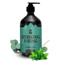 使用天然辣椒薄荷(Eucalyptus Scent)- Paraben & Sulfate- Free Deep Cleaning Shampoo for Beard Care (17 oz) 来进行维京胡子洗涤(17 z)