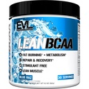 Evlution 兴奋剂自由 Lean BCAA 粉末营养 BCAAs 氨基酸 与CLA Carnitine 和 2:1:1 分支链氨基酸 支持肌肉复苏脂肪燃烧和代谢 - 蓝拉兹
