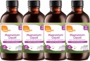 Zahler Magnesium Liquid Super-Strength Magnesium Muscle Calming Supports, 4 FL OZ. (原始内容存档于2019-09-21). 无味者. (4个包)