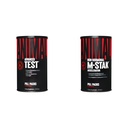 动物测试 Testosterone 助推器 21 日循环 & M-Stak 硬增益器 肌肉建筑 Stack 21 Count