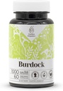 Burdock 60 Capsules → 高概率草药膳食补充剂 → 配蔬菜 Capsules 和 Burdock (Arctium lappa) 干根(60个计数)