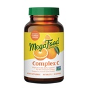 MegaFood Complex C - Vegan Imune 支持补充维生素C 250 毫克,用真食品制作,包括橙色, Cranberry & Brown Rice, Gluten - Free, Kosher - 90片,90种服务